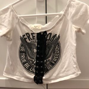 freedom crop top